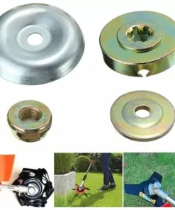 CHANCEY Lot De 4 Lame De Boîte De Vitesse En Métal Écrou Kit De Fixation D'écrou Universel M10 Pour Tête De Débroussailleuse Housse De Remplacement Pour Tondeuse à Gazon Tondeuse Brosse Cutter，SEMAket -Débroussailleuse Soldes Magasin 59619525 5