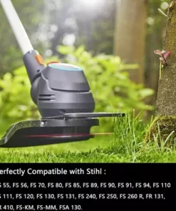 FLYME Tête De Débroussailleuse C26-2 Compatible Avec Stihl FS 55/56/70/94/91/111/131/240 4002710 2137, M10 X 1.0 -Débroussailleuse Soldes Magasin 59713198 5