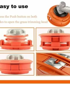 FLYME Bobine Fil Tete Debroussailleuse Universelle M10 X 1,25 Filetage à Gauche Pièces De Rechange Coupe Bordure (M10 X 1,25) -Débroussailleuse Soldes Magasin 59713226 4