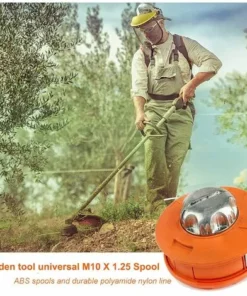 FLYME Bobine Fil Tete Debroussailleuse Universelle M10 X 1,25 Filetage à Gauche Pièces De Rechange Coupe Bordure (M10 X 1,25) -Débroussailleuse Soldes Magasin 59713226 5