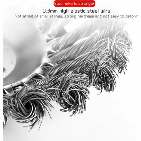 Cisea Tete Brosse Débroussailleuse, 150mm Brosse Desherbage Debroussailleuse, Debroussailleur Pour Outils De Pelouse Jardin Agriculture (6 Pouce) 6 Cisea Tete Brosse Débroussailleuse, 150mm Brosse Desherbage Debroussailleuse, Debroussailleur Pour Outils De Pelouse Jardin Agriculture (6 Pouce) – Image 4