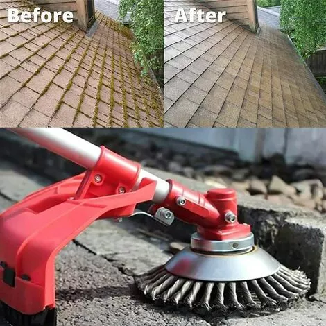 Cisea Tete Brosse Débroussailleuse, 150mm Brosse Desherbage Debroussailleuse, Debroussailleur Pour Outils De Pelouse Jardin Agriculture (6 Pouce) 7 Cisea Tete Brosse Débroussailleuse, 150mm Brosse Desherbage Debroussailleuse, Debroussailleur Pour Outils De Pelouse Jardin Agriculture (6 Pouce) – Image 5