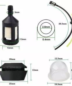 MODOU Durite Essence Debroussailleuse Pieces Detachees Filtre Essence Pour Tondeuse Taille Haie Taille Bordure (2) -Débroussailleuse Soldes Magasin 59825998 2