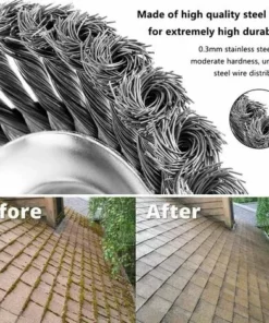 LangRay Brosse à Mauvaises Herbes Pour Débroussailleuse 200 X 25,4 Mm Fil D'acier Tête De Coupe Professionnelle (8 Pouces) -Débroussailleuse Soldes Magasin 59917908 4