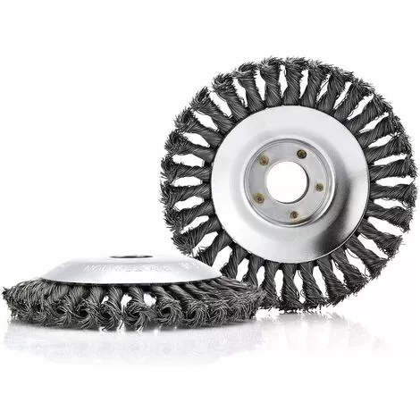 DECKON 2021 8" Size: 200 X 200 X 25mm 6" Size: 150 X 150 X 25mm Tête De Coupe Conique En Fil Métallique Pour Tondeuse à Gazon Brosse De Qualité Supérieure Pour Débroussailleuse (1A-1C) 4 DECKON 2021 8" Size: 200 X 200 X 25mm 6" Size: 150 X 150 X 25mm Tête De Coupe Conique En Fil Métallique Pour Tondeuse à Gazon Brosse De Qualité Supérieure Pour Débroussailleuse (1A-1C) – Image 2