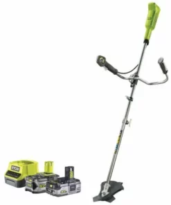 Pack RYOBI Débroussailleuse 18V OnePlus OBC1820B - 1 Batterie 3.0Ah High Energy - 1 Batterie 5.0Ah - Chargeur Rapide