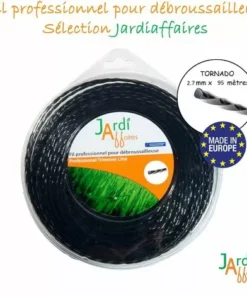 JARDIAFFAIRES Fil Pour Débroussailleuse Professionnel Torsade 2,7mm X 95 Mètres -Débroussailleuse Soldes Magasin 59989101 3