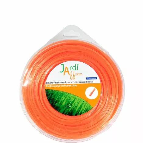 JARDIAFFAIRES Fil De Débroussailleuse Professionnel étoilé 2.7 Mm X 85 Mètres 3 JARDIAFFAIRES Fil De Débroussailleuse Professionnel étoilé 2.7 Mm X 85 Mètres