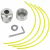 Cisea Tête De Coupe-Herbe Universelle, Aluminium Fils Tête Coupe-Bordure, Tête Debroussailleuse Universelle, Tête Double Fil Bobine, Tête Double Fil Bobine, Pour Brosse Cutter -Débroussailleuse Soldes Magasin 60003261 1