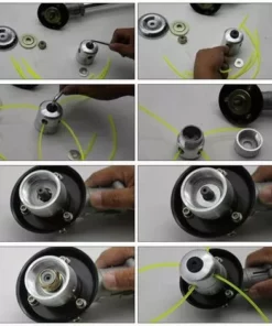 Cisea Tête De Coupe-Herbe Universelle, Aluminium Fils Tête Coupe-Bordure, Tête Debroussailleuse Universelle, Tête Double Fil Bobine, Tête Double Fil Bobine, Pour Brosse Cutter -Débroussailleuse Soldes Magasin 60003261 2