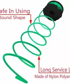 DENUOTOP Fil Ligne De Bobine D'alimentation Automatique De Remplacement Pour Coupe-bordure SF-080 De 20 Pieds 0,080 Pouce Compatible Avec Pour Black Et Decker GH3000 LST540 GH3000R SF-080-BKP Coupe-bordure (paquet De 6) -Débroussailleuse Soldes Magasin 60007909 4