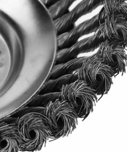 DENUOTOP Outillage De Jardin Brosse De Débroussailleuse à Gazon, 150x25.4mm Brosse à Désherber Ronde Pour éliminer Les Mauvaises Herbes, Tête Brosse Rotative Avec Roue En Fil D'acier Massif Pour Jardin Agriculture(150 Mm) -Débroussailleuse Soldes Magasin 60008422 4