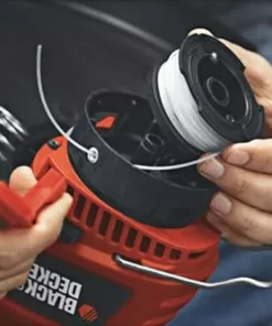 DENUOTOP Fil Couvercles De Capuchon De Bobine De Rechange Pour Coupe-herbe Compatibles Pour Coupe-herbe Black + Decker, Paquet De 4 (4 Capuchons De Bobine + 4 Ressorts) -Débroussailleuse Soldes Magasin 60010175 5