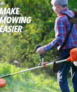 FLYME Tondeuse à Fronde – Tondeuse à Double Sangle Avec Sangles En Nylon Durables Réglables Pour Débroussailleuse Ou Jardinage Pour STIHL FS, Tondeuse à Fil Série Km (rouge) -Débroussailleuse Soldes Magasin 60177491 5