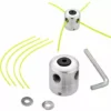 JOORRT Tête De Débroussailleuse Universelle Aluminium Fils Tête Coupe-bordure Tête Double Fil Bobine Tête Fil Nylon Pour Tondeuse