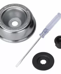 DECKON 8'' Kit De Brosse De Débroussailleuse à Gazon, 200x25,4mm Brosse à Désherber Ronde Pour éliminer Les Mauvaises Herbes, Tête Brosse Avec Roue En Fil D'acier Massif Pour Jardin Agriculture(8 Pouce) -Débroussailleuse Soldes Magasin 60282839 5