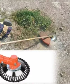 NAXUNNN Brosse à Désherber Ronde Pour Débroussailleuse, 6'' Tête Brosse Désherbage,150 X 25,4mm Brosse Rotative -Débroussailleuse Soldes Magasin 60506022 3