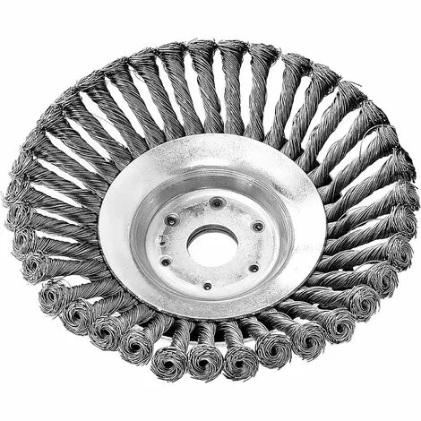 FONTAINEBLEAU Brosse à Mauvaise Herbes, Tête Débroussailleuse Tondeuse à Gazon Brosse 200 X 25 Mm D'alésage. Brosse En Acier Fils Entrelacés,une Pièce,Fonepro 4 FONTAINEBLEAU Brosse à Mauvaise Herbes, Tête Débroussailleuse Tondeuse à Gazon Brosse 200 X 25 Mm D'alésage. Brosse En Acier Fils Entrelacés,une Pièce,Fonepro – Image 2