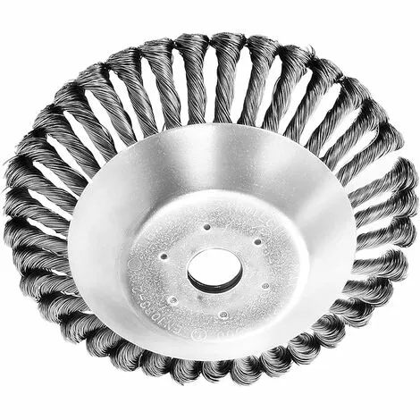 FONTAINEBLEAU Brosse à Mauvaise Herbes, Tête Débroussailleuse Tondeuse à Gazon Brosse 200 X 25 Mm D'alésage. Brosse En Acier Fils Entrelacés,une Pièce,Fonepro 5 FONTAINEBLEAU Brosse à Mauvaise Herbes, Tête Débroussailleuse Tondeuse à Gazon Brosse 200 X 25 Mm D'alésage. Brosse En Acier Fils Entrelacés,une Pièce,Fonepro – Image 3