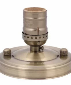 YD E26/E27 Vintage Industriel Plafonnier/applique Murale Support De Base Suspension Ampoule Lampe Douille à Vis Bronze -Débroussailleuse Soldes Magasin 60604515 5