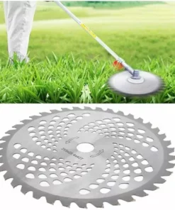 DECKON Lame De Débroussailleuse, Accessoire De Remplacement De Lame De Coupe De Lame De Coupe-Herbe En Acier Au Manganèse 40T En Acier Au Manganèse Pour La Plupart Des Débroussailleuses Essence -Débroussailleuse Soldes Magasin 60684375 2