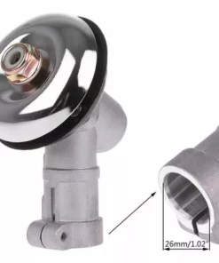 MACARON Renvoi D'angle Debroussailleuse Universelle, Tête De Gear Rond De 9 Dents Pour Coupe Herbe/Tronconneuse, Boîte De Vitesse De Tondeuse à Gazon (26 Mm)LO-Ron -Débroussailleuse Soldes Magasin 60713736 2