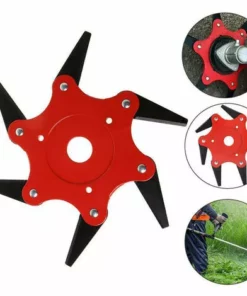 QERSTA Tete De Coupe, 6 Dents, Outil De Mangeur D'Herbe -Débroussailleuse Soldes Magasin 60876873 3