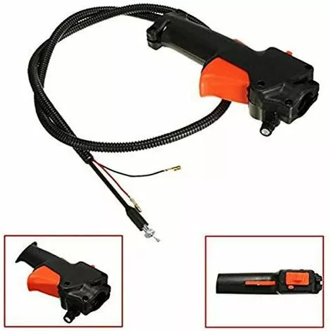 TOPHOMER Tondeuse Tube Poign¨¦e Interrupteur Acc¨¦l¨¦rateur D¨¦clencheur Pelouse, Strimmer Poign¨¦e Commutateur D'acc¨¦l¨¦rateur Trigger Cable En Plastique Pour Trimmer D¨¦broussailleuse Brosse Cutter 4 TOPHOMER Tondeuse Tube Poign¨¦e Interrupteur Acc¨¦l¨¦rateur D¨¦clencheur Pelouse, Strimmer Poign¨¦e Commutateur D'acc¨¦l¨¦rateur Trigger Cable En Plastique Pour Trimmer D¨¦broussailleuse Brosse Cutter – Image 2