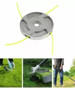 TOPHOMER Tête Faucheuse , Têtes De Coupe, Coupe-bordure 2 Fil Bobine Tête Fil Nylon Pour Débroussailleuse à Essence
