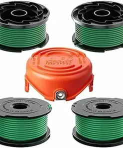 FVBJD BLACK+DECKER Bobine De Rechange SF-080 Bobine De Remplacement à Alimentation Automatique Pour Bobine De Fil Black And Decker Single Line (4pcs)