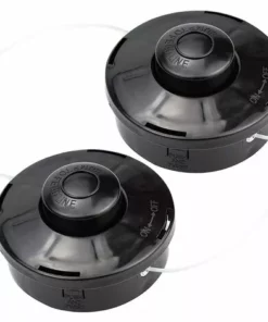PERLE RARE 2 Pack Universal Lawn Mower Head Nylon Trimmer Replacement Spool Lawn Mower Cutting Head M10 X 1.25 For Gasoline Lawn Mower,