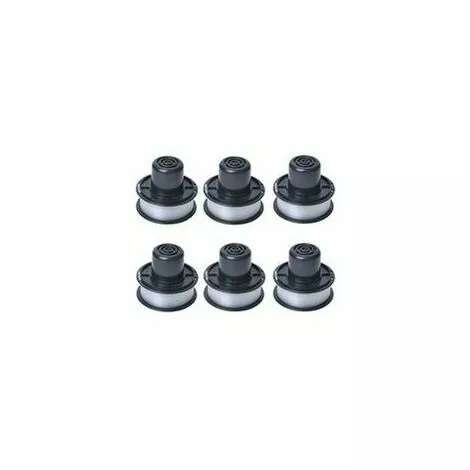 SINCèREETALI Corde De Tonte De Remplacement Compatible BLACK+DECKER, Corde De Couverture De Bobine RS136, Capuchon De Bobine, Bobine De Tête De Corde, Paquet De 6 3 SINCèREETALI Corde De Tonte De Remplacement Compatible BLACK+DECKER, Corde De Couverture De Bobine RS136, Capuchon De Bobine, Bobine De Tête De Corde, Paquet De 6