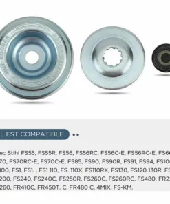 SINCèREETALI Kit Ecrou Tete Debroussailleuse Universelle, Pour Débroussailleuse Thermique, Stihl, Echo, Ryobi Tete -Débroussailleuse Soldes Magasin 63818068 5