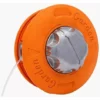 SINCèREETALI Tête De Tondeuse à Gazon - Tête De Coupe Universelle à 2 Lignes, Brosse En Nylon En Aluminium Fileté M10, Bobine De Bosse De Tondeuse (orange)
