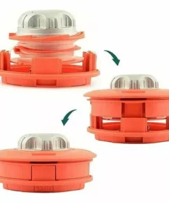 SINCèREETALI Tête De Tondeuse à Gazon - Tête De Coupe Universelle à 2 Lignes, Brosse En Nylon En Aluminium Fileté M10, Bobine De Bosse De Tondeuse (orange) 10 SINCèREETALI Tête De Tondeuse à Gazon - Tête De Coupe Universelle à 2 Lignes, Brosse En Nylon En Aluminium Fileté M10, Bobine De Bosse De Tondeuse (orange) -Débroussailleuse Soldes Magasin 63820556 4