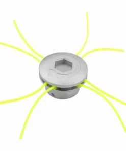 SINCèREETALI Tête De Coupe Universelle En Aluminium, Tête De Brosse à Gazon Résistante à L'abrasion Avec 4 Lignes D'accessoires De Tondeuse à Gazon