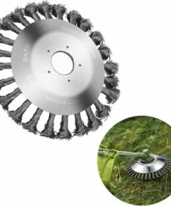 SINCèREETALI Weed Head Brosse à Désherbage En Fil D'acier 6 Pouces Brosse Rotative Disque De Brosse Pour Outils De Pelouse Jardin Agriculture - Remplacement Pour La Tonte