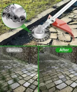 SINCèREETALI Weed Head Brosse à Désherbage En Fil D'acier 6 Pouces Brosse Rotative Disque De Brosse Pour Outils De Pelouse Jardin Agriculture - Remplacement Pour La Tonte 11 SINCèREETALI Weed Head Brosse à Désherbage En Fil D'acier 6 Pouces Brosse Rotative Disque De Brosse Pour Outils De Pelouse Jardin Agriculture - Remplacement Pour La Tonte -Débroussailleuse Soldes Magasin 63821549 5