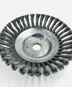 SINCèREETALI Brosse à Mauvaises Herbes Débroussailleuse Coupeur Tête Pour Débroussailleuse Brosse Ronde Pour Débroussailleuse (6"(25 Mm X 150 Mm))