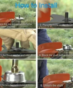 SINCèREETALI Machine De Jardin Tondeuse à Gazon Kit D'adaptateur De Lame Stihl Rondelle De Butée Rider Plate Collier Écrou Maintenance Tournevis Adaptateur De Lame Kit D'entretien Pour Débroussailleuse Stihl -Débroussailleuse Soldes Magasin 63821961 5