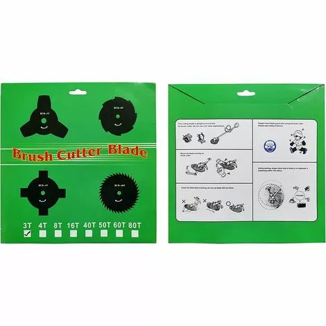 SINCèREETALI Lame De Débroussailleuse De Rechange Compatible Avec Les Lames De Débroussailleuse En Acier à 3 Dents Strimmer 10" 5 SINCèREETALI Lame De Débroussailleuse De Rechange Compatible Avec Les Lames De Débroussailleuse En Acier à 3 Dents Strimmer 10" – Image 3