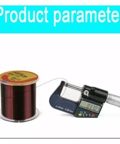 HEGUYEY Fil De Pêche En Nylon Rouge - 500 M - Monofilament - Forte Tension - Haute Charge - Corde Parallèle - Résistant à L'abrasion-0.4 -Débroussailleuse Soldes Magasin 63862387 3