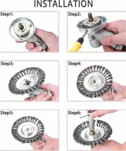 JUNJUN-9 Pièces Kit Ecrou Tete Debroussailleuse,Lame En Métal De Vitesses Universelle De Tondeuse,Débroussailleuse En Métal Accessoires,Pour Sylviculture Débroussailleuse Jardin Tondeuse à Gazon -Débroussailleuse Soldes Magasin 63873735 4