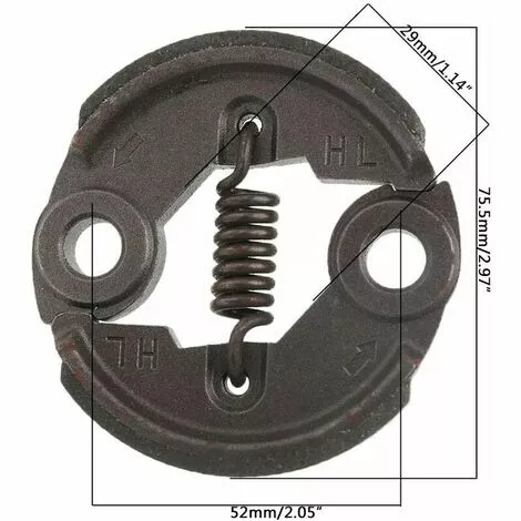 GroupM 48 Embrayage Ferroutage Messager Latéral Tondeuse à Gazon Plaque De Friction D'embrayage 5 GroupM 48 Embrayage Ferroutage Messager Latéral Tondeuse à Gazon Plaque De Friction D'embrayage – Image 3