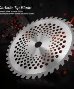 ARC-EN-CIéL Lame De Débroussailleuse Lames De Scie à Bois De 40 Dents 1'' Diamètre De L'alésage 10'' Lames à Pointe En Carbure Pour L'herbe De Jardin 1,5x255x25,4mm,Arcenciél -Débroussailleuse Soldes Magasin 64126545 4