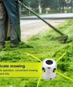 ARC-EN-CIéL Tête De Débroussailleuse Universelle Aluminium Fils Tête Coupe-bordure Tête Double Fil Bobine Tête Fil Nylon Pour Tondeuse, 2 Têtes De Fil + 8 Fils,Arcenciél -Débroussailleuse Soldes Magasin 64126754 5