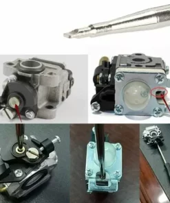 CARILLONSàVENT Lot De 10 Outil De Réglage De Carburateur Avec Brosse De Nettoyage Aiguille De Carburateur Pour Moteur 2 Cycle Petite Courantes Echo Stihl Poulan Husqvarna MTD Ryobi Homelite Tondeuse Weed Eater Carivent -Débroussailleuse Soldes Magasin 64139014 5