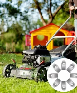 CARILLONSàVENT 45 X Lames De Couteau (3g-0.75mm) Avec 45 Vis, Carivent -Débroussailleuse Soldes Magasin 64139317 5