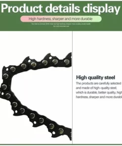 CARILLONSàVENT Têtes De Tondeuse à Gazon Noires Pour Accessoires Durables Agricoles De Jardin En Acier Au Manganèse Extérieur Désherbage Dur Et Longue Durée De Vie 2 Chaînes, Carivent -Débroussailleuse Soldes Magasin 64139492 4