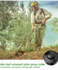 CARILLONSàVENT Lot De 2 Tête De Débroussailleuse Universelle Nylon Bobine De Rechange De Tondeuse Débroussailleuse Tête De Coupe M10 X 1,25 Pour Débroussailleuse Thermique à Essence，Carivent -Débroussailleuse Soldes Magasin 64139762 3